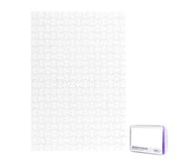 RTYVBMX Custom Jigsaw Puzzles 300 Piece with Photo, Personalized with Pictures Name Logo Customized Gift for Christmas Birthday Wedding Family Memory, Blank Whtie, Vertical-300PCS