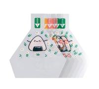 Rtyweth 50/100pcs Japenese Triangle Rice Ball Disposable Packaging Bag Sushi Gift Bag Nori J6Y0 Plastic Mold M Accessories Onigiri