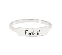 Rtyweth Dainty Bar Dainty Bar S925 Square Stackable Stainless Letters Steel