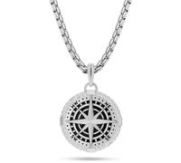 RTZN® Compass Pendant Necklace One Size Stainless Steel No Gemstone