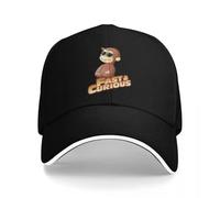 RTZXGIGC Curious George Anime Fast Funny Baseball Caps Fashion Unisex Hats Gift