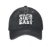 RTZXGIGC Men Womens Milfin Ain't Easy Printed Baseball Cap Adjustable Trucker Dad Hat Baseball Snapback Cap