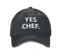 RTZXGIGC Mens Womens Yes Chef Printed Baseball Cap Adjustable Trucker Dad Hat Baseball Snapback Cap