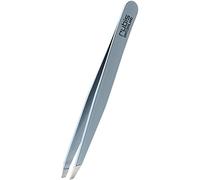 Rubis Classic Collection - Professional Eyebrow Tweezers Slanted Tip - Slanted Tweezers for Eyebrow Plucking and Hair Removal (Light Blue)