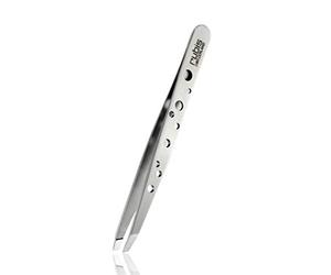 Ru lassic Collection - Professional Eyebrow Tweezers Slanted Tip - Slanted Tweezers for Eyebrow Plucking and Hair Removal (Elegance)