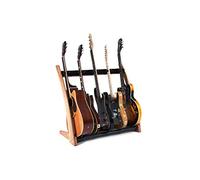 Ruach GR-2 Curve Customisable 5 Way Guitar Rack and Holder for Guitars and Cases - Cherry