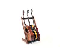 Ruach GR-3 Customisable 3 Way Multi Guitar Rack and Holder for Guitars and Cases - Mahogany
