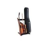 Ruach GR3 Curve 3 Way Customisable Guitar Rack for Guitars and Cases - Mahogany