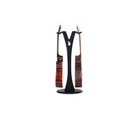 Ruach GS-1 Dual Acoustic and Electric Wooden Guitar Stand - Black