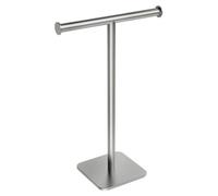 RUACQ Hand Towel Stand, 16" T-Shape Hand Towel Holder Stand for Bathroom, Kitchen and Countertop Towel Holder 304 Stainless Steel Hand Towel Rack with Weighted Base (Brushed Nickel)