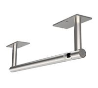 RUACQ Kitchen Roll Holder Under Cabinet, Wall Mounted, Silver