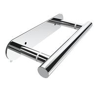 Ruacq Self Adhesive Toilet Paper Holder Polished Double Post Pivoting Tissue Holders Roll Holder Hangers Bathroom Tissue Roll Holder SUS 304 Stainless Steel Modern Wall Mounted or Self-Adhesive