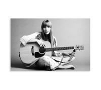 RUADK Singer Joni Mitchell Poster Canvas Poster Wall Art Print Picture Paintings 12x18inch(30x45cm)
