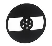 Ruaen 1/4 7 Inch Empty Tape Reel Universal Open Reel Sound Tape Empty Reel for Reel to Reel for/ReVox Studer Black