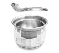RUAFOX Serving Bowl On Ice- for Cold Dips, Chilled Prawns, Salad Dressings