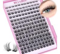 Ruairie Cluster Lashes Wispy Individual Eyelashes Clusters 154pcs Fluffy Lash Clusters 8-16MM Individual Lashes Extensions