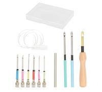 Ruaizel 12Pcs Punch Needle Kit, Adjustable Embroidery Punch Needle, Punch Needle Kits for Adults Beginners