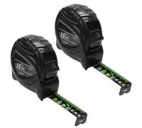 Ruaizel 2Pcs 10M/32.8ft Tape Measure, Fluorescent Retractable Measuring Tape, Metric Tape Measure for Industrial and Home