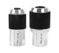 Ruaizel 2Pcs Tap Socket Set, 3/8" Drive Tap Socket with Adjustable Jaws, Thread Tap Extractor Set for Thread Taps, Reamers, Screw Extractors