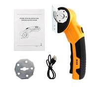 Ruaizel Cardboard Cutter, USB Rechargeable Electric Box Cutter with LED Light, Electric Scissors for Cutting Fabric, Package,Carpet, Plastic, Box Cutting (with 1 Blade)