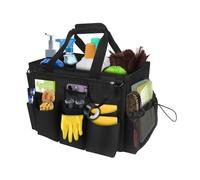 Ruaizel Cleaning Caddy Bag, Cleaning Caddy with Handle, Cleaning Products Organiser for Cleaning Supplies, Home, Car, Garden