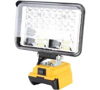 Ruaizel Cordless LED Work Light for 20V DeWalt Battery, 50W/3000LM Portable Floodlight, Work Light for for Jobsite, Car Repairing, Camping, Emergency (Battery Not Included)