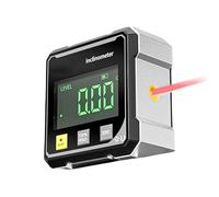 Ruaizel Magnetic Digital Angle Finder, Rechargeable Digital Level with Laser, Digital Spirit Level for Woodworking, Table Saw, Construction