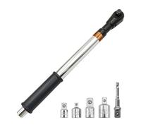 Ruaizel Offset Extension Wrench, 1/2-Inch Impact Wrench Extender with 4 Pcs Conversion Adapters, Wrench Extender for Tight Spaces