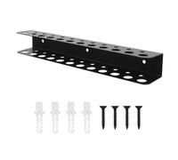 Ruaizel Tool Rack Wall Mounted,32 CM Metal Screwdriver Holder with 11+12 Slot, Screwdriver Rack for Garage, Workshop, Workbench, Tool Chest Cart