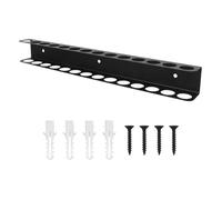 Ruaizel Tool Storage Wall Mounted,40cm Metal Screwdriver Holder with 14 Slot, Screwdriver Rack for Garage, Workshop, Workbench, Tool Chest Cart