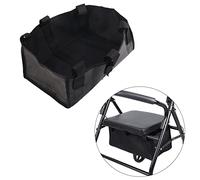 Ruaizel Underseat Rollator Bag, Large Size Rollator Basket, 4-Wheeled Under Seat Bag for Senoirs, Walker Accessories