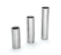 RUAJOGYNVM 1pc 1/8" 1/4" 3/8" 1/2" 3/4" 1" Female Thread Long Nipple 304 Stainless Steel Pipe Fitting Connector Adapter (250mm,3/4'')