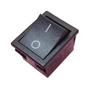 RUAJOGYNVM 1PC 16A250V open hole 28 * 22 black warping switch R-4 four-pin two-speed ship switch RUAJOGYNVM