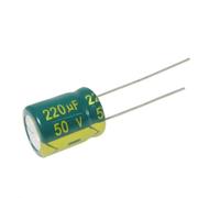 RUAJOGYNVM 20PCS Aluminum Electrolytic Capacitor Volume 50V220UF 10X13