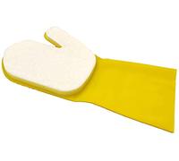 RuanHongYi Cleaning Gloves,Swimming Pool Cleaning Gloves,with Scouring Pad,Waterproof Scrubbing Glove,Reusable Spa Scrubbing Mitt