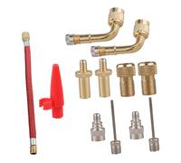 RuanHongYi Tyre Pump Hose Set, Auto Tire Inflator,Air Valve Adapter,Tyre Inflator Connector,Auto Inflator Connector,for Bicycle,Car