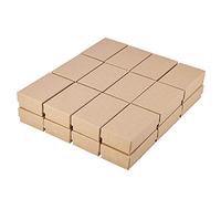 RUANI 24PCS Kraft Gift Box Small Kraft Jewelry Box Handmade Cardboard Packing Gift Box Wedding Decorations