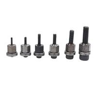 RUANI 6Pcs Hand Rivet Nut Head Nuts Simple Installation Manual Riveter Rivnut Tool Accessory for Nuts M3 M5 M6 M8 M10, Black