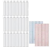 RUANI Empty Paint Tubes Aluminum Paint Tubes 20 Ml for Making Paint and Store Remaining Paint Acrylic Oil