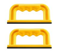 RUANI Wood Cutting Push Up Stick Block 2-Pack Set - Angle Handle Pad Holder Blocks for Cutting On Jointer, Table, Orange