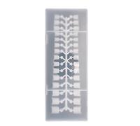 Ruarby 240x Tips Short Oval Short Tips Half French Tips Round Shape Half False Nails Artificial Tips