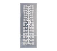 Ruarby 240x Tips Short Oval Short Tips Half French Tips Round Shape Half False Nails Artificial Tips