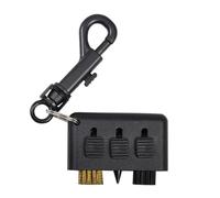 Ruarby 3 in 1 Retractable Double Head Golf Cleaning Brush Club Cleaner Ball Grooves Clean Tool Putter Wedges Cleaner Brush Tool