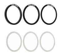 Ruarby 6pack Aluminum Alloys Bicycles Bottom Brackets Spacers Crankset Bottom Spacer Cycling Accessories Light Weight Bike Washer