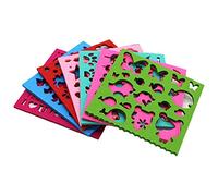 Ruarby 7pcs Felt Mold Needle Felting DIY Craft Stencil Applique Handicraft Woolen Mould Felt Molds for Wax