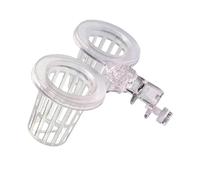 Ruarby Aquarium Plant Holders Adjustable Aquaculture Cups for Fish Tanks Decors Single or Double Cup Holder
