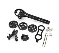 Ruarby Bicycles Computer Mount Adjustable Holder Cycling Extension Mount For Handlebars Bikes Phone Flashlight Stem Brackets Bike Computer Extension Bracket