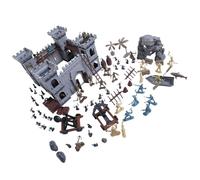Ruarby Boys And Girls Castles Playset Knights Figures Castles Toy Model Set And Accessories For Kids Role Playing Fun Knights Playset