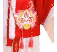 Ruarby Chinese Dragon Year Crossbody Bag Embroidery Shoulder For Women Girl Vintage Square Makeup Traditional Festival Bag