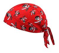 Ruarby Cool Pirate Hat For Women Men Fashion Adjustable Slouch Hat Turban Hairband Breathable Hiphop Headwear Breathable Turban For Outdoor Activity